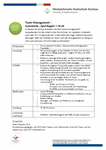 PDF: Übersicht Workshop. Team-Management - Systemische „Spiel-Regeln“.