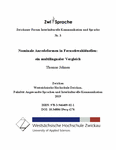 PDF: Zwickauer Forum Interkulturelle Kommunikation und Sprache. Thema Nr. 3. 2019.