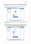 PDF: Anleitung. Email Konfiguration von Outlook für MacOS.