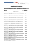 PDF: Bekanntmachungen der WHZ. Nr. 2 / 2021.