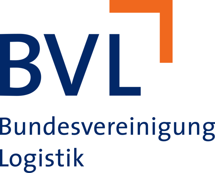 Logo: BVL. Bundesvereinigung Logistik.