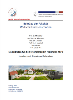 Titelblatt: Ein Leitfaden für die Personalarbeit in regionalen KMU.