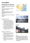 PDF: Infoblatt, Nanjing Normal University.