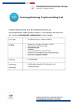 PDF: Information zum Workshop. Forschungsförderung: Projektcontrolling.