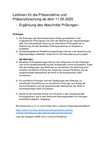 PDF: Leitlinien für die Präsenzlehre und Präsenzforschung ab dem 11.05.2020.