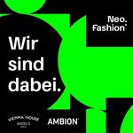 Plakat: Wir sind dabei. Neo Fashion Berlin.