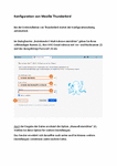 PDF: Anleitung. E-Mail Konfiguration von Mozilla Thunderbird (IMAP).