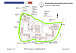 PDF: Lageplan. Gebäudestrukturen auf dem Campus Scheffelberg.