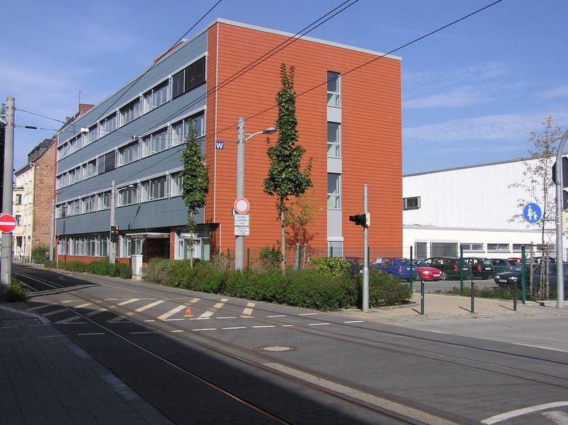 Gebäudeansicht Rasmussen-Bau der Fakultät AMB
