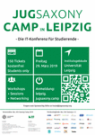 PDF: Flyer. Einladung zur JugSaxony. Camp in Leipzig. Die IT-Konferenz für Studierende.