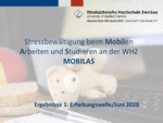 PDF:Präsentation Ergebnisse Studie Mobiles Arbeiten und Studieren an der WHZ