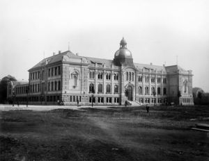 Foto: Hauptgebäude der Ingenieurschule Zwickau 1903.