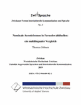 PDF: Zwickauer Forum Interkulturelle Kommunikation und Sprache. Thema Nr. 3, 2019.