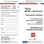 PDF: Flyer. 22. Symposium. Technische Textilien.