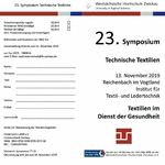 PDF: Anmeldeformular und Programm zum 23. Symposium Technische Textilien.