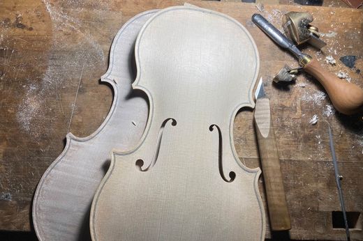 Foto: modernen Violine - Decken