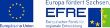 Logo: Europa fördert Sachsen. EFRE. Europäischer Fonds für regionale Entwicklung.