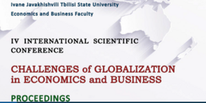 Foto: Screenshot einer Überschrift. Challenges of Globalization in Economics and Business.