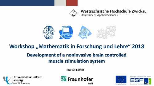 PDF: Präsentation. Workshop "Mathematik in Forschung und Lehre" 2018.