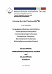 PDF: Bachelor Ordnung über das Praxismodul, 2019.