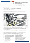 Europaweit spitze - Architekturstudium an der WHZ