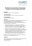 PDF: Berufliche Kommunikation Gruppenkurs. Angebot für Hochschulpersonal 2020.