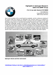 PDF: Highlights in Hydrogen Research within the BMW Group.
