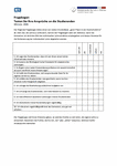 Fragebogen Ansprüche an die Studierenden