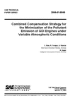 PDF: Combined Compensation Strategy for the Minimization of the Pollutant Emission of GDI Engines under Variable Atmospheric Conditions