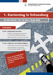 PDF: Plakat zum 1. Karrieretag in Schneeberg mit Vorträgen.