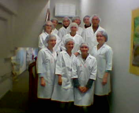 Gruppenfoto: In der Unilever Deutschland Produktions GmbH & Co. OHG, Auerbach/Vogtland