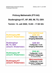 PDF: Raumaufteilung. Modulprüfung PTI 042.