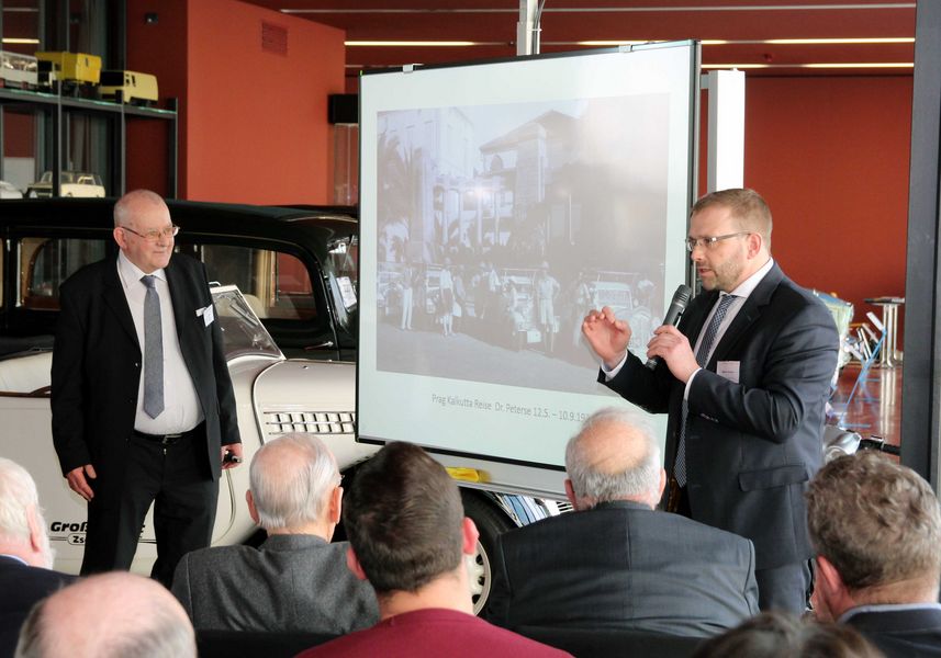 Dr. Petr Hrdlicka und Dr. Martin Hrdlicka berichteten im FORUM MOBILE über die Geschichte der Marke Skoda.