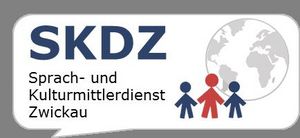 Logo: SKDZ. Sprach- und Kulturmittlerdienst Zwickau.
