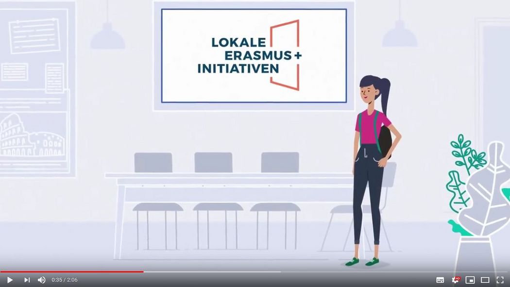 Vorschaubild zum Video: Lokale Erasmus+ Initiative #kurzerklärt