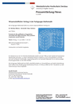 Wissenschaftlicher Vortrag in der Fachgruppe Mathematik