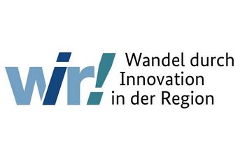 Logo: Programm "wir!" Wandel durch Innovation in der Region