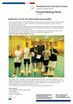 Badminton-Turnier der Wirtschaftswissenschaftler