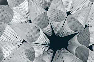 Foto: Technische Textilien als Material für räumliche Studien