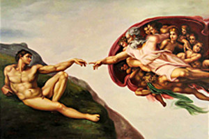 Foto: Ein Gemälde von Michelangelo. ab 2014 in jedem Semester