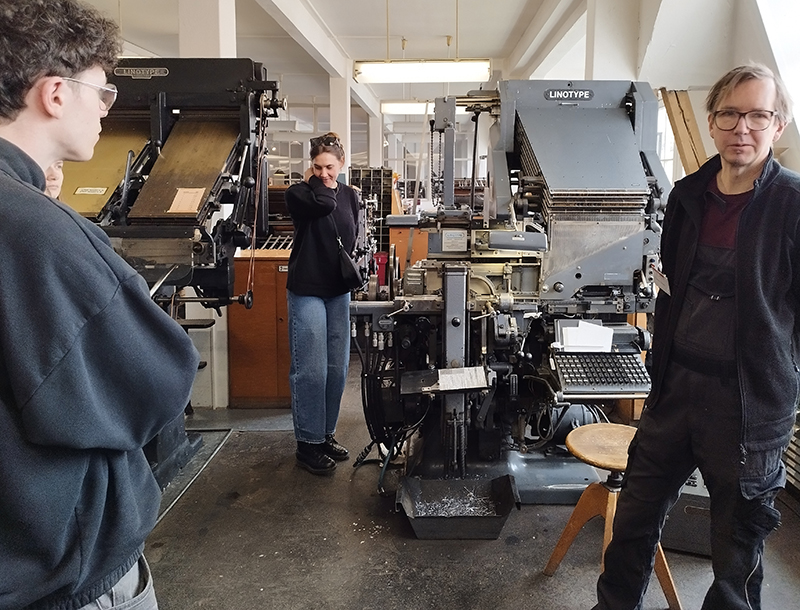 Foto: Druckmuseum Leipzig, Satz-Maschine von Linotype