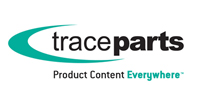 Logo: traceparts. Product Content Everywhere.