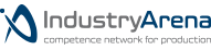Logo: IndustryArena. competence network for production.
