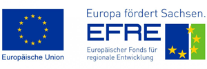 Logo: EFRE - Europa fördert Sachsen