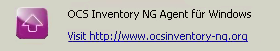 Screenshot: Hinweis 2. OCS-Inventory Icon.
