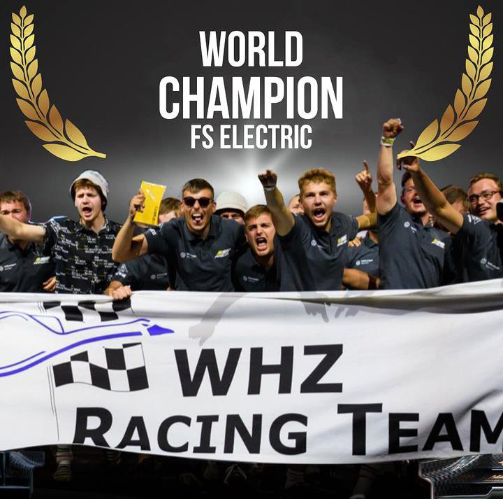 Das Racing-Team's der WHZ ist Weltmeister in der Saison 2023.