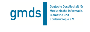 Logo: gmds. Deutsche Gesellschaft für medizinische Informatik. Biometrie und Epidemiologie e.V.
