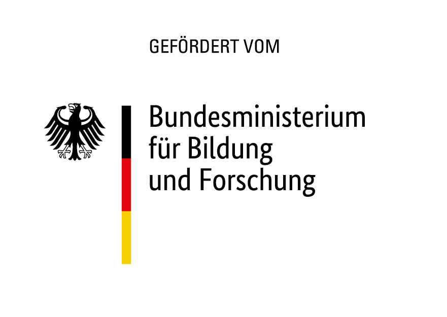 Logo: Bundesministerium für Bildung und Forschung, gefördert durch
