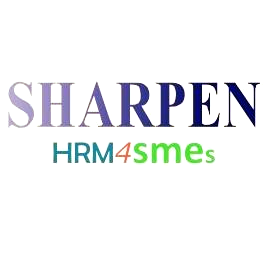 Logo: Sharpen. HRM4SME´s.