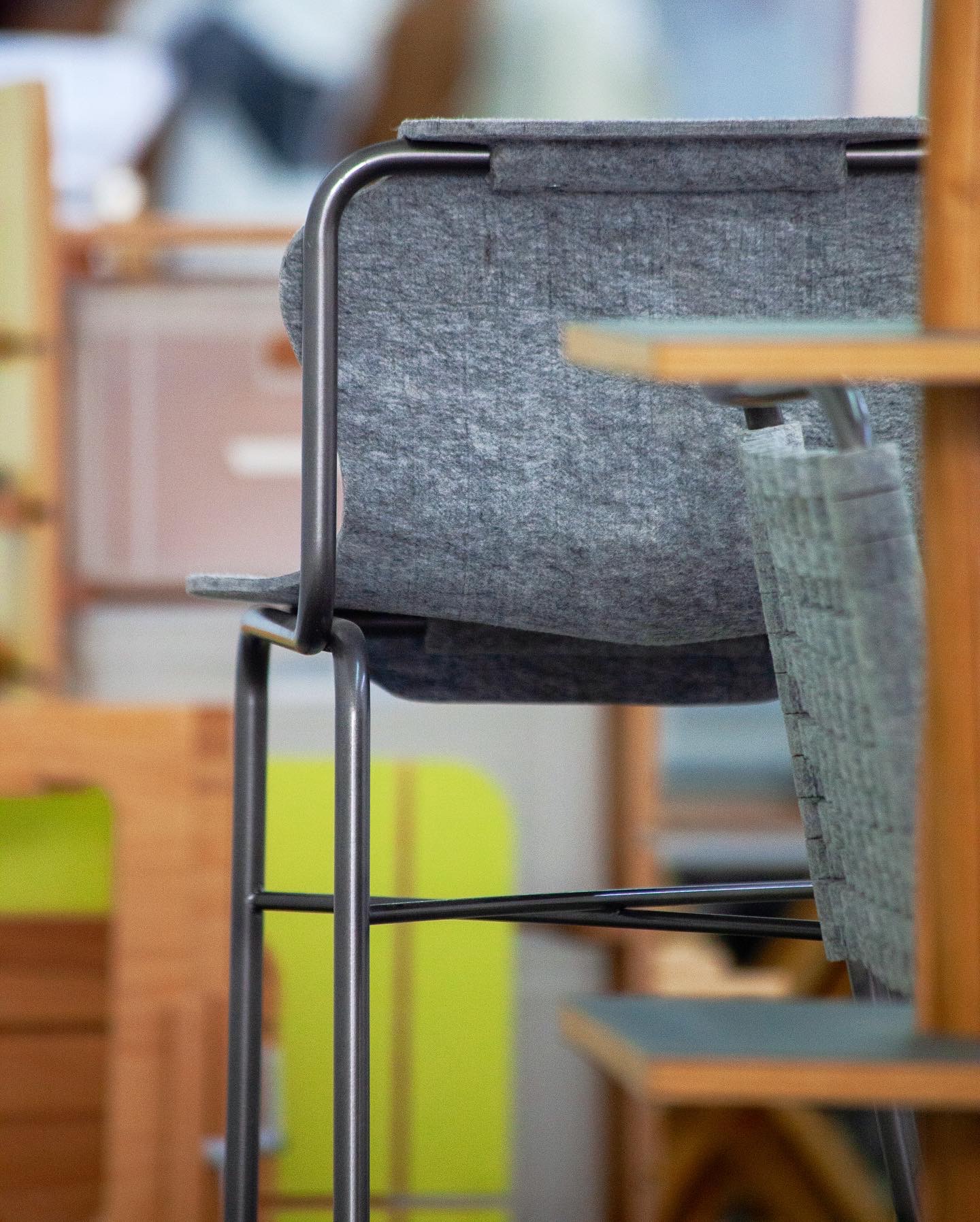 Foto: Stuhl mit Textilbezug